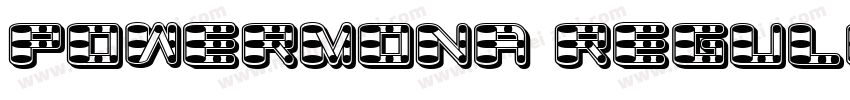 PowerMona Regular字体转换